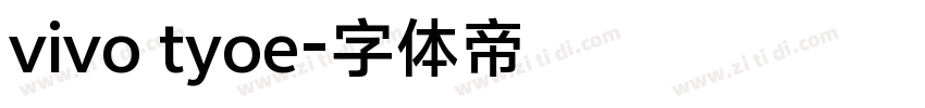 vivo tyoe字体转换 vivo tyoe字体转换